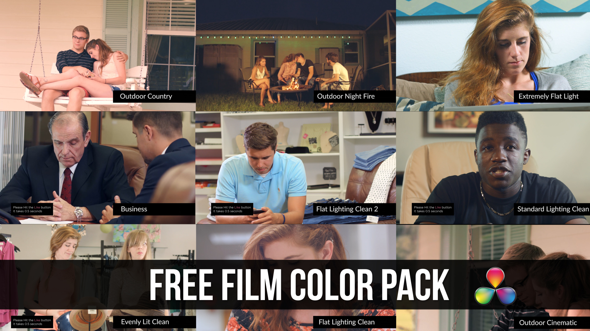Free Davinci resolve pack