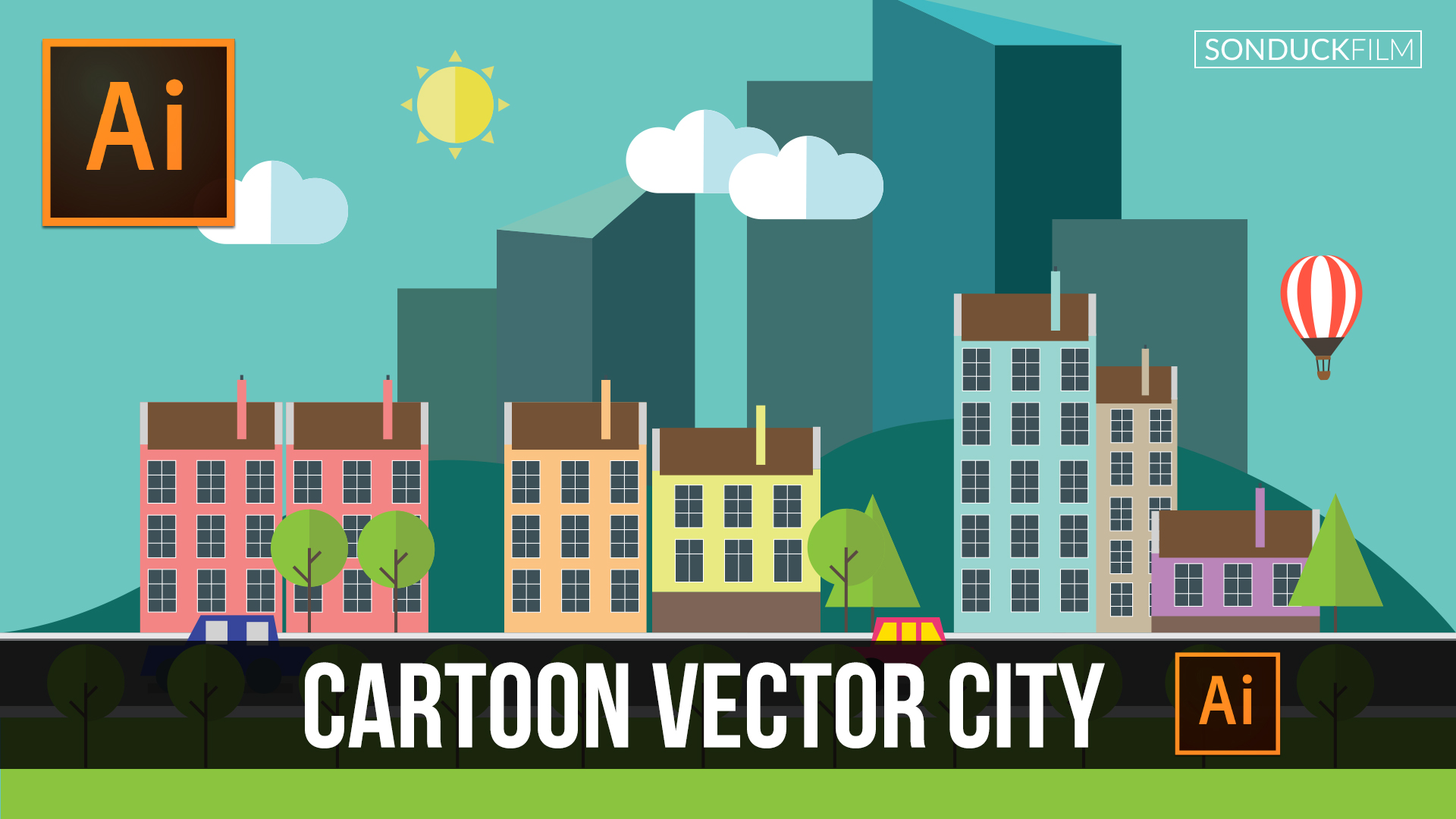Cartoon-Vector-City