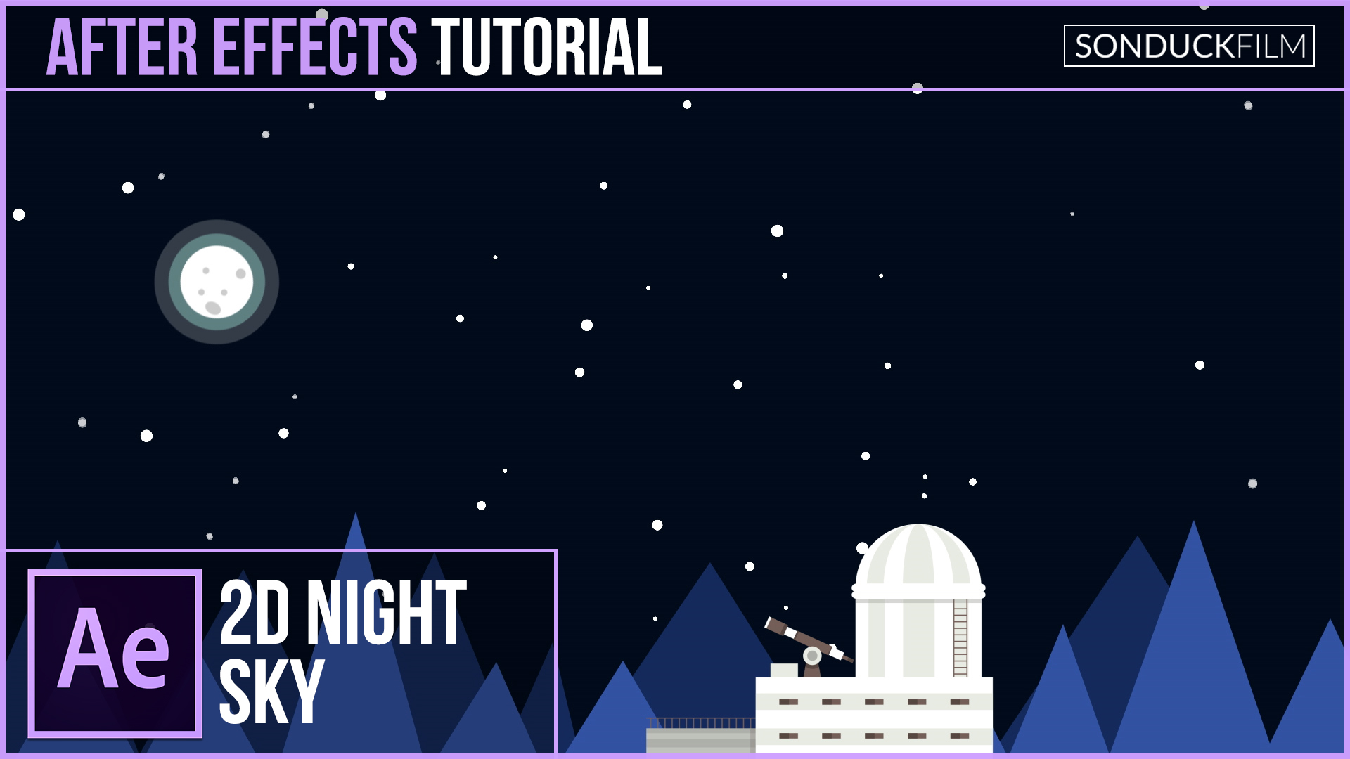 After-Effects-Tutorial-2D-Nighttime-Scene