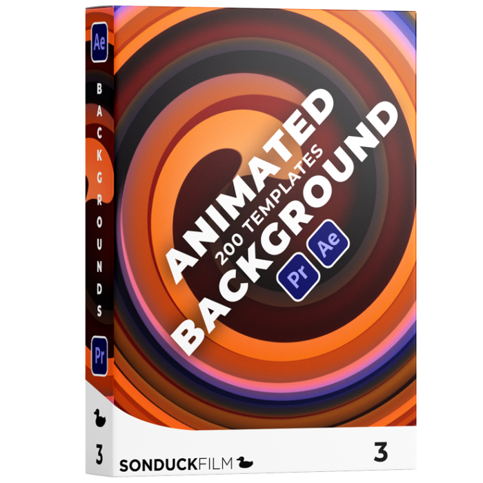 200 Animated Backgrounds | After Effects