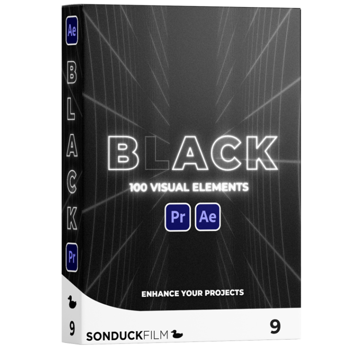 100 Visual Element Pack | After Effects & Premiere Pro