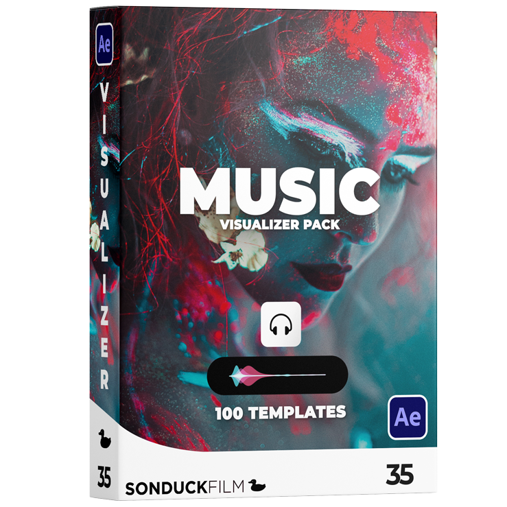 Music Visualizer Pack | 100 Audio Templates | After Effects