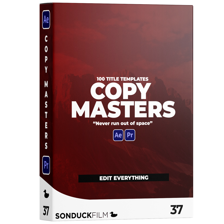 Copy Masters Pack | 100 Titles | After Effects & Premiere Pro