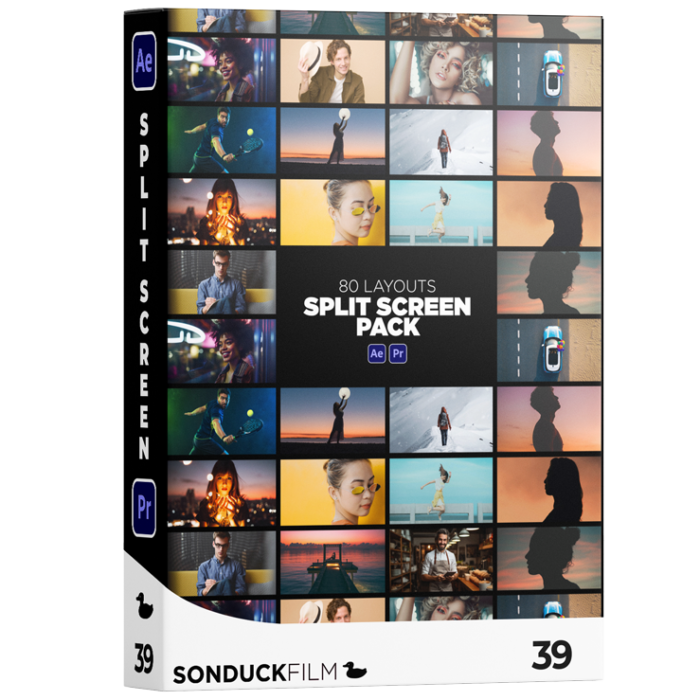 Split Screen Pack | 80 Split Screens | After Effects & Premiere Pro